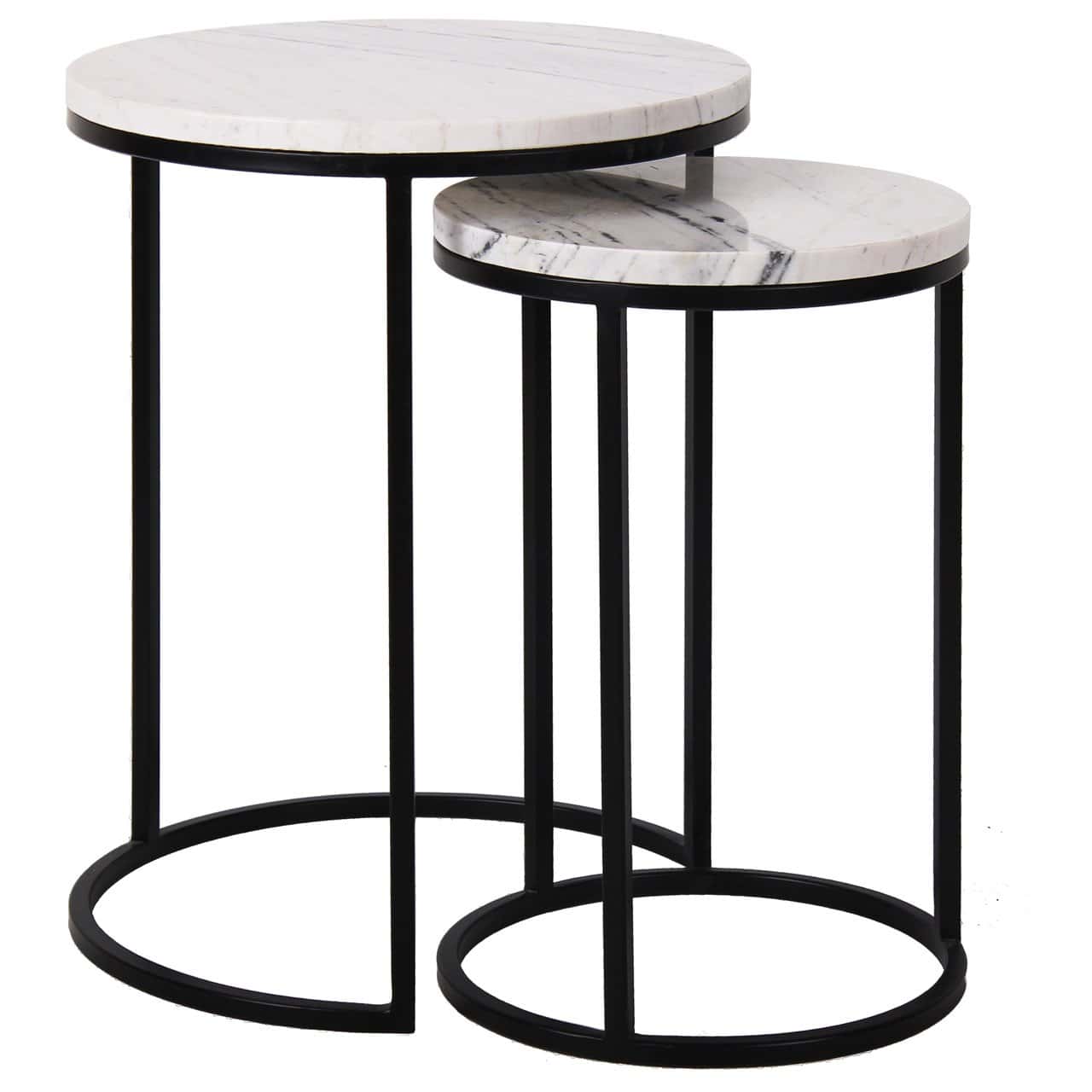 Side table Lexington set of 2 (White)